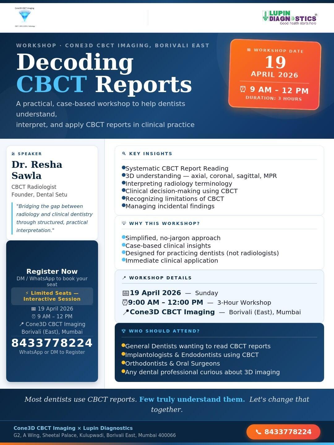 Decoding CBCT Reports Workshop